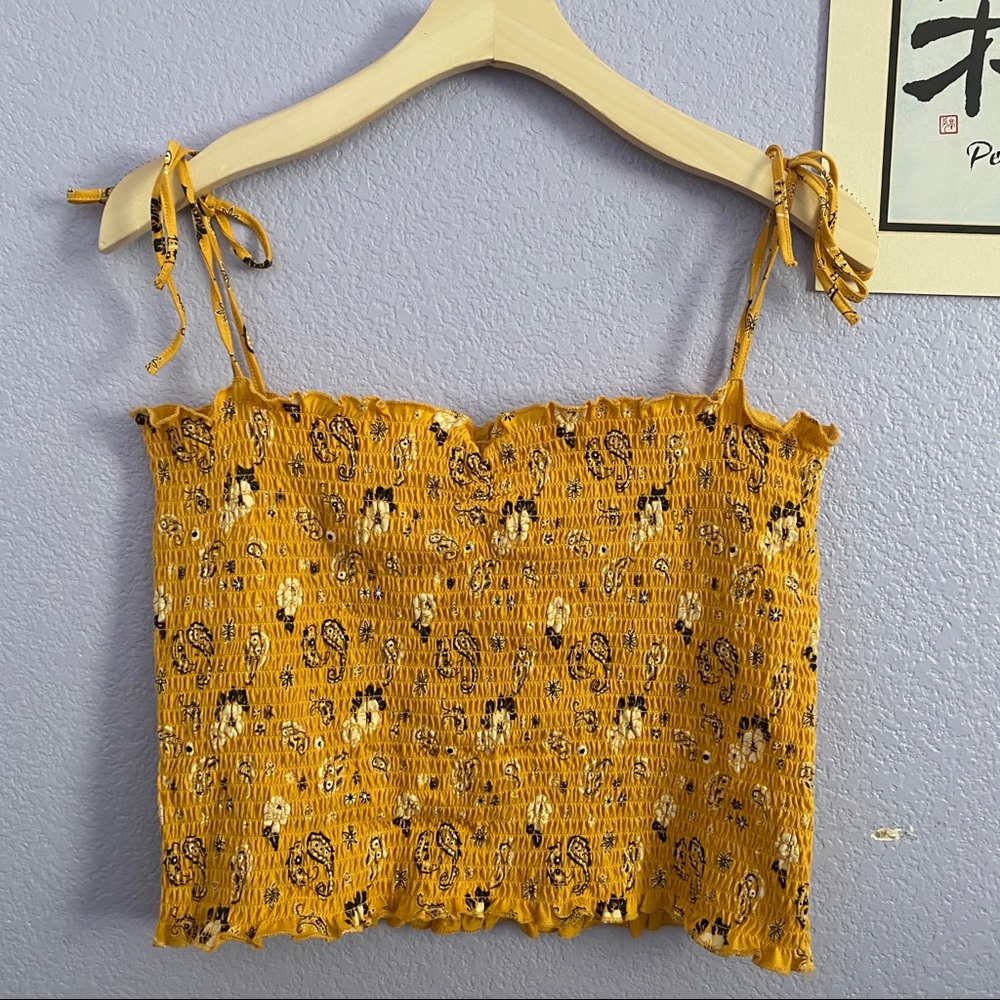 Yellow Crop Tank